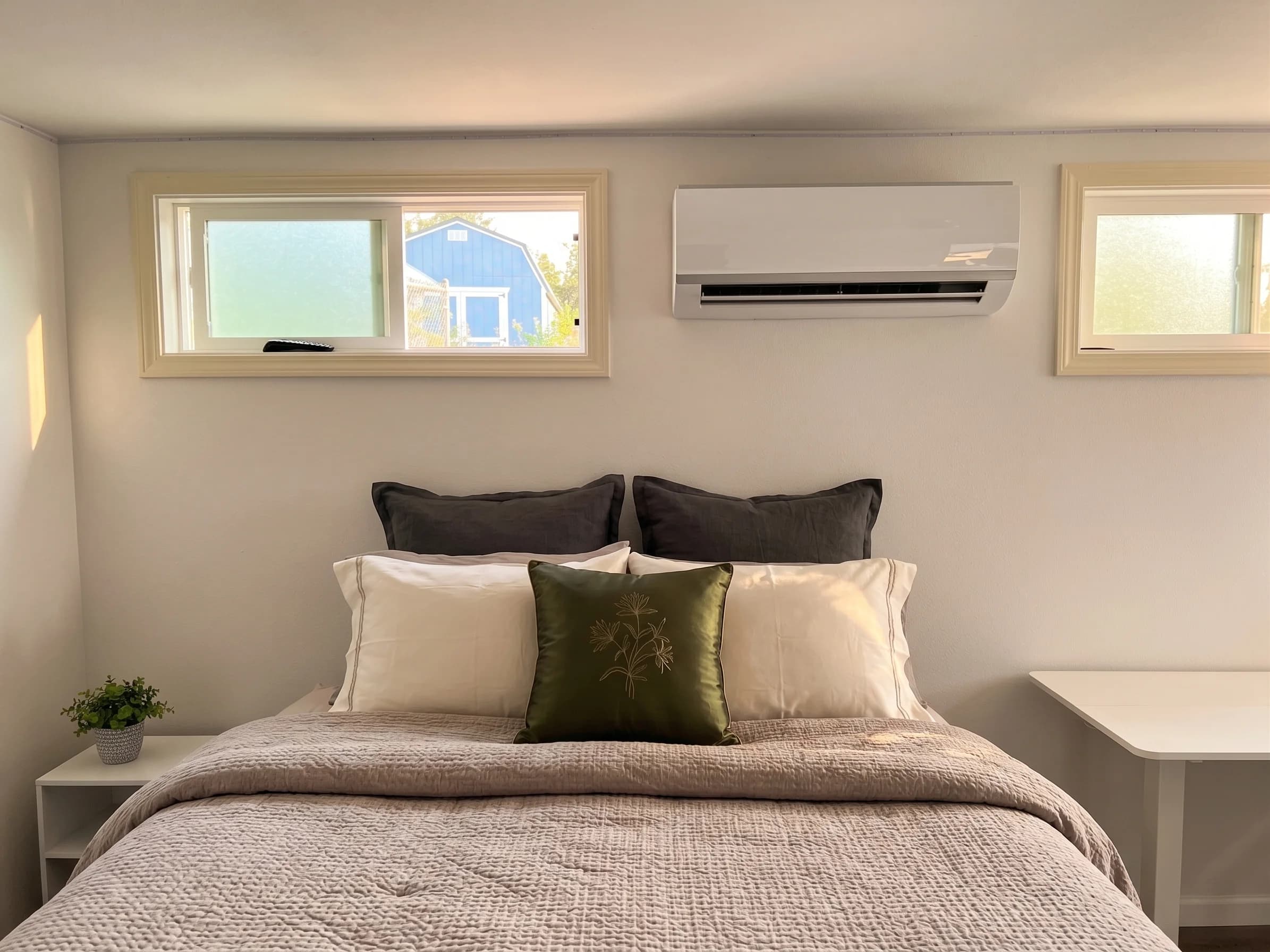 Bedroom mini-split install