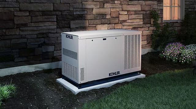 Kohler standby generator install
