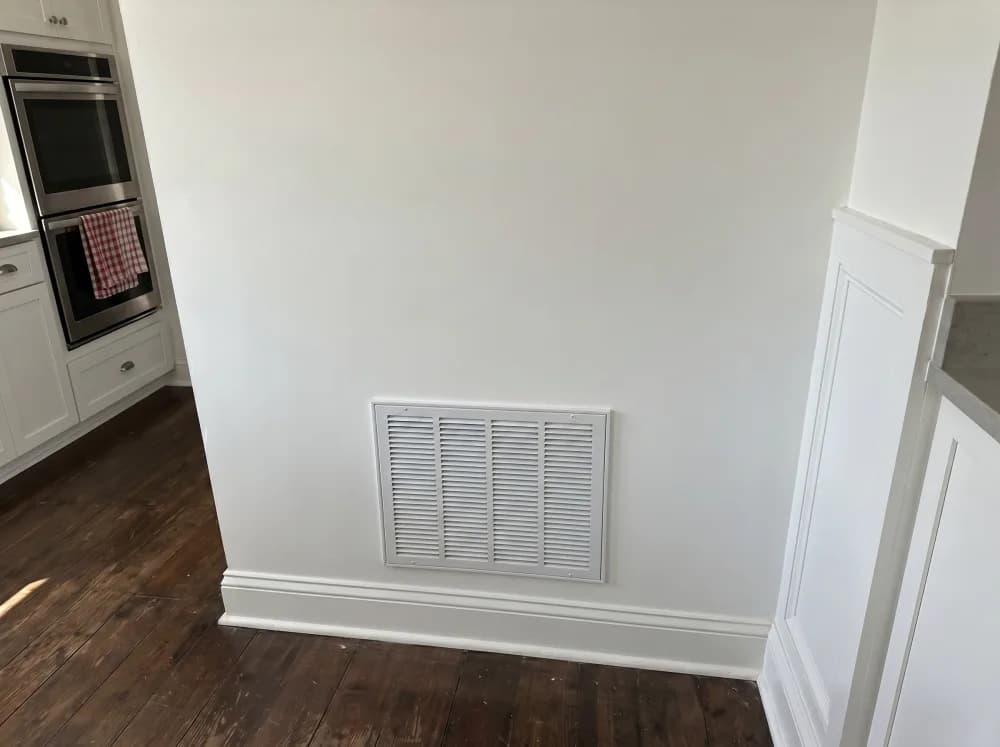 Custom return-air grille — Wareham, MA