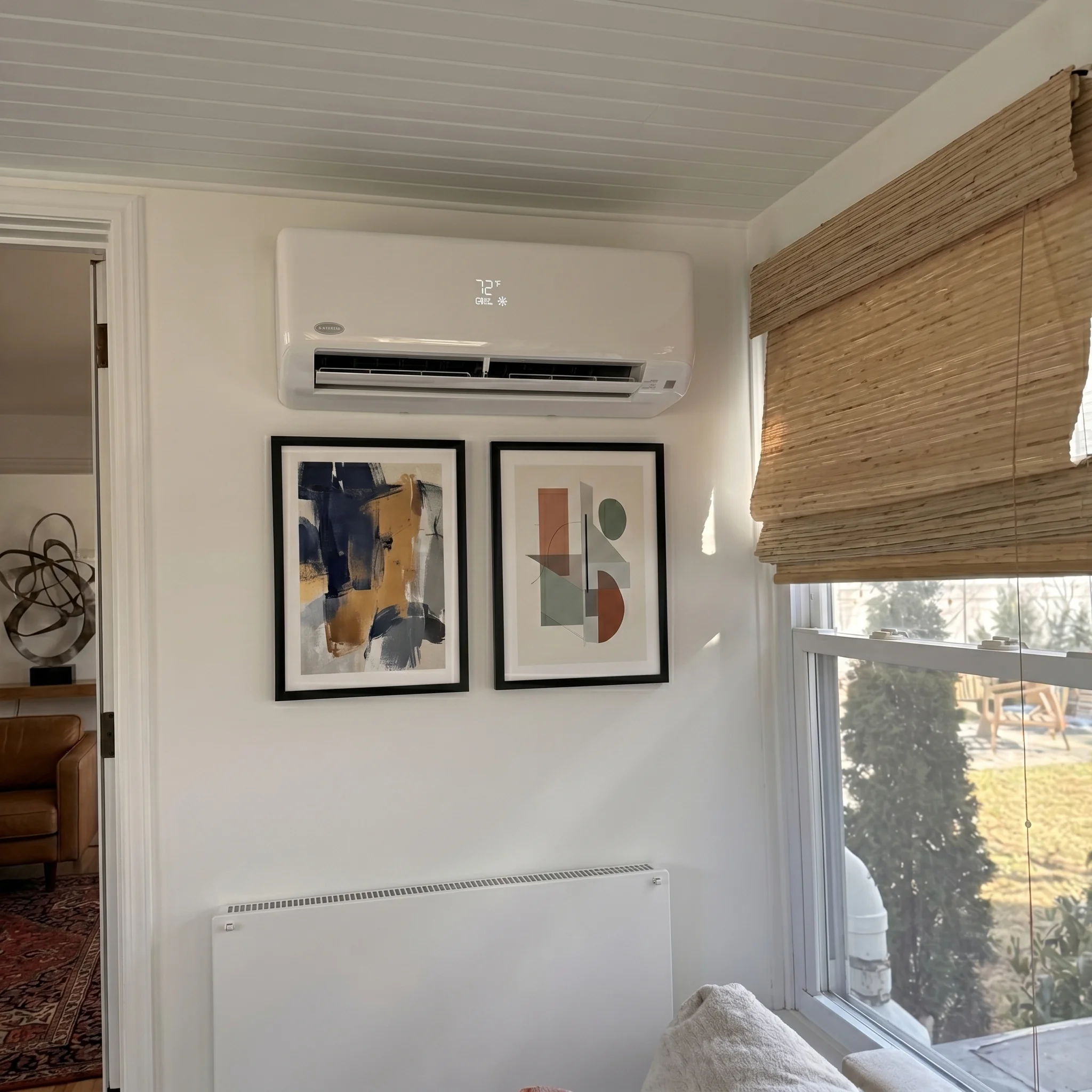 Sunroom mini-split install