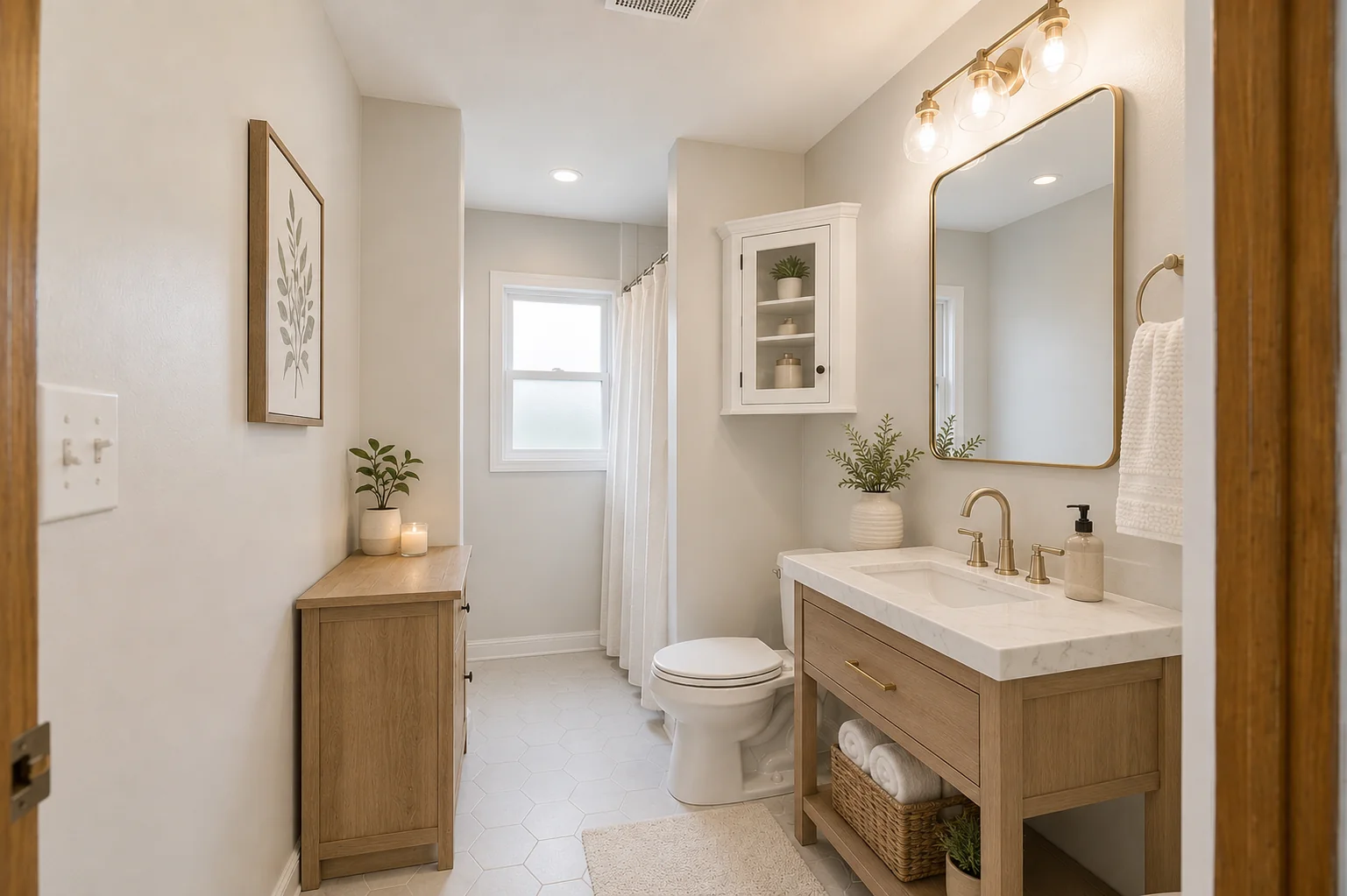 After — Bathroom renovation